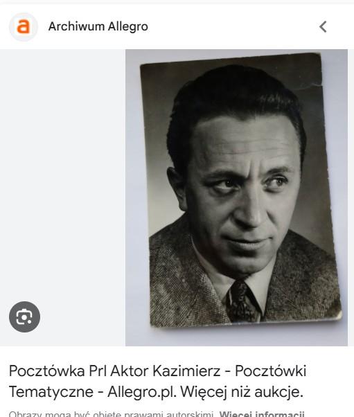 Kazimierz Szyszka, fot. Archiwum Allegro