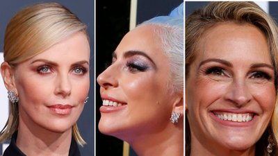 Makijaże gwiazd na gali Złotych Globów 2019