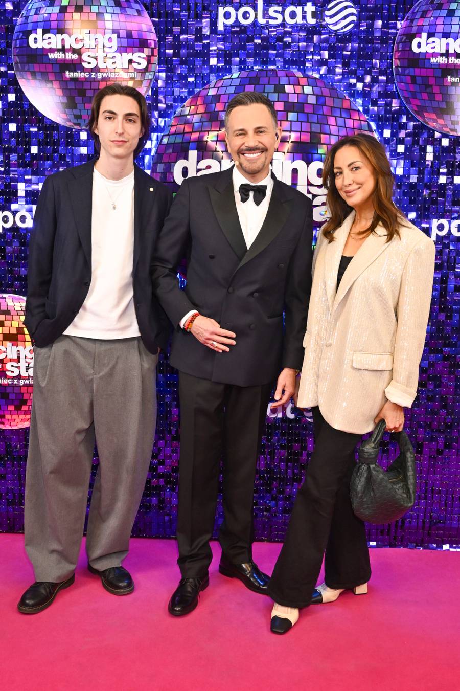 Maksymilian Zejdler, Krzysztof Ibisz, Anna Zejdler, fot. AKPA.