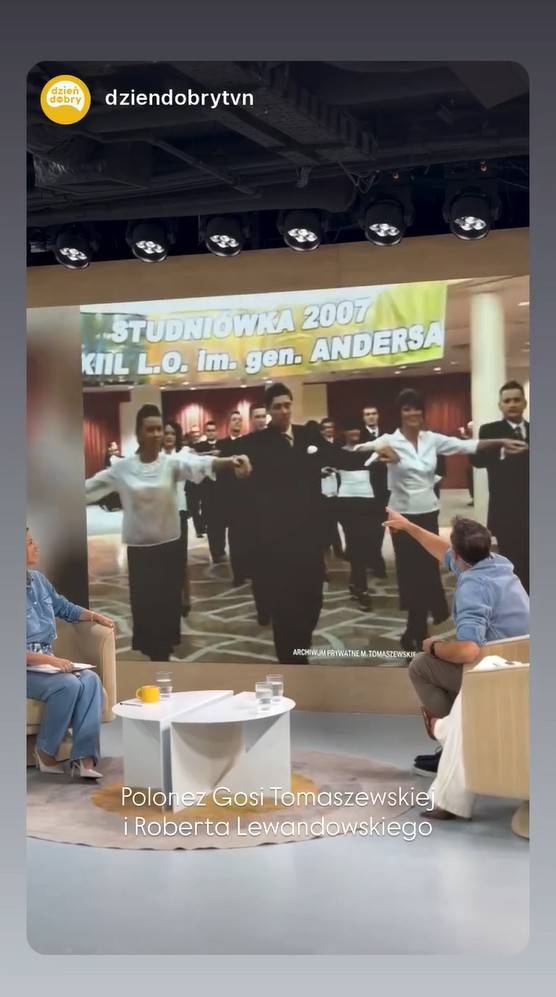 Polonez Tomaszewskiej i Lewandowskiego, fot. Instagram