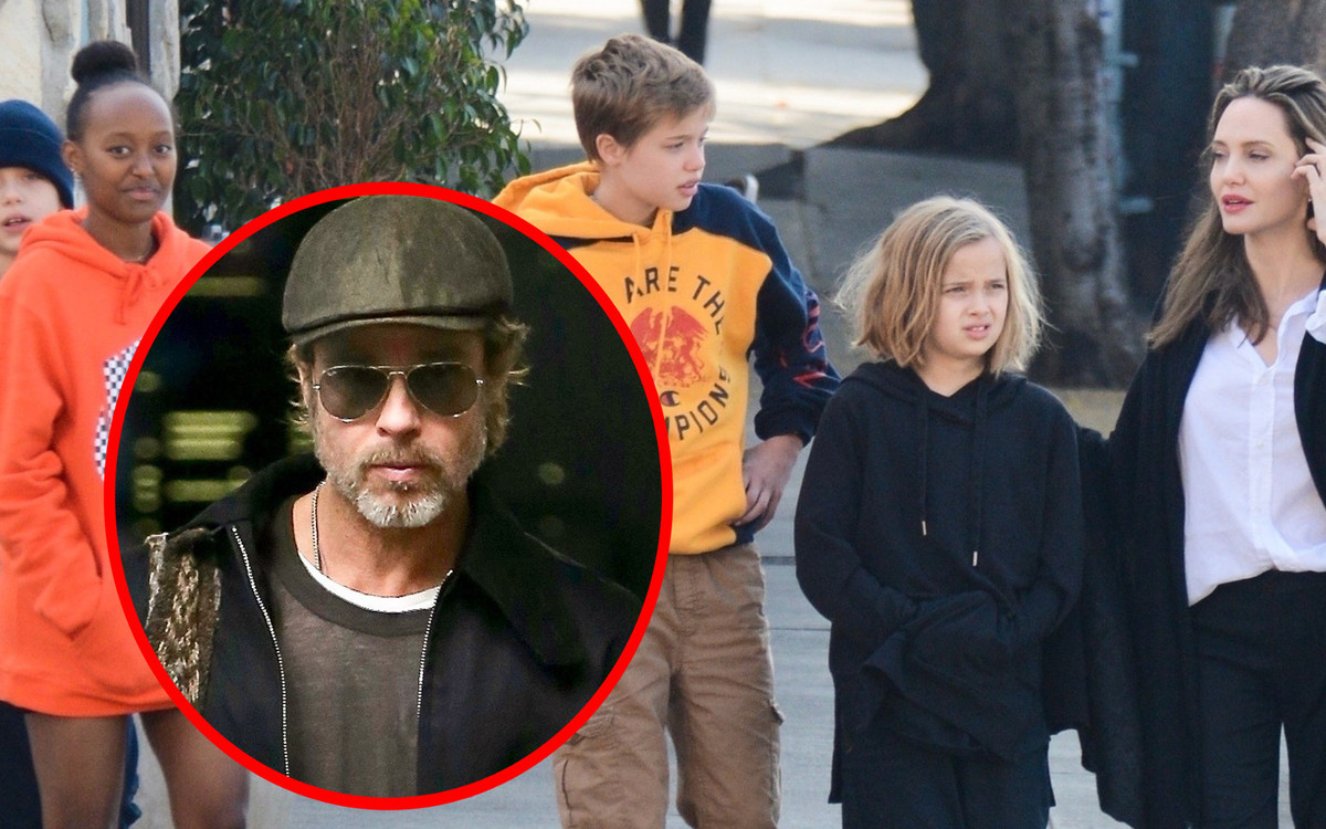 Brad Pitt spędził święta z czwórką swoich dzieci – dwoje nie chciało go widzieć