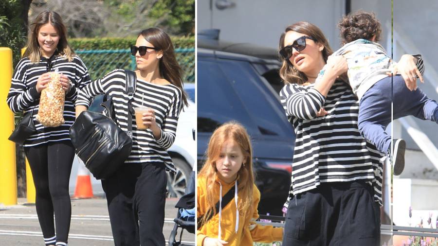 Jessica Alba z rodziną