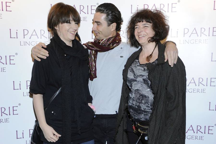 Katarzyna Grochola z Janem Klimentem (Taniec z gwiazdami) i córką Dorotą Szelągowską