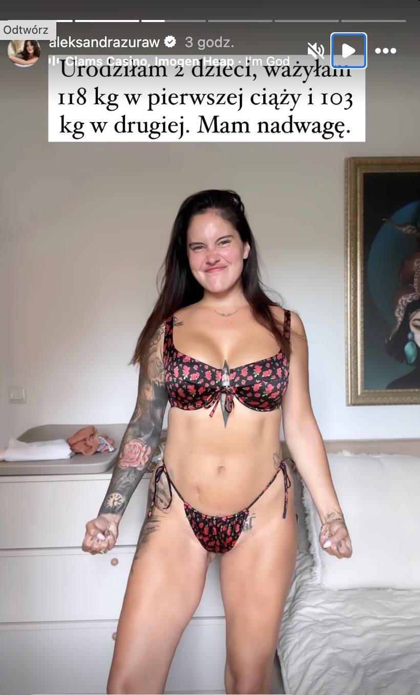 Aleksandra Żuraw urodziła dwójkę dzieci. Teraz pokazała, jak wygląda jej ciało po 2 porodach