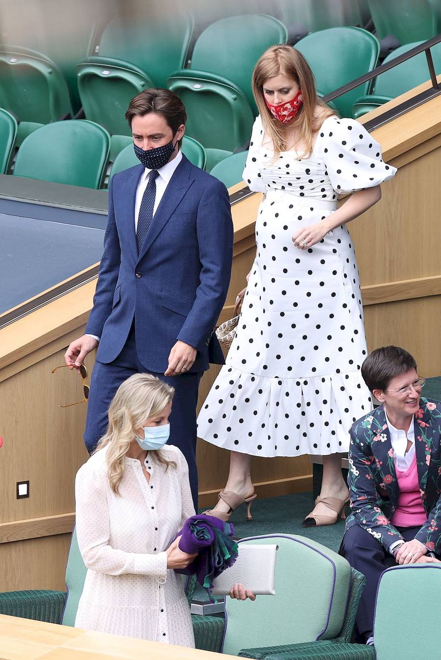 Członkini rodziny królewskiej w CIĄŻY na Wimbledonie. Jaki już duży brzuszek (ZDJĘCIA)