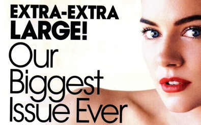 Sienna Miller we wrześniowym Vogue