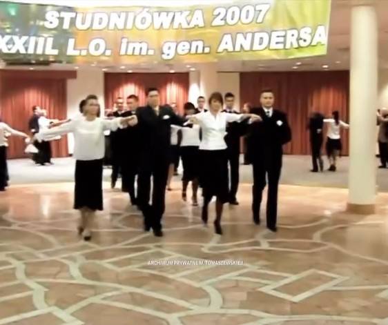 Studniówka Małgorzaty Tomaszewskiej i Roberta Lewandowskiego, fot. Instagram