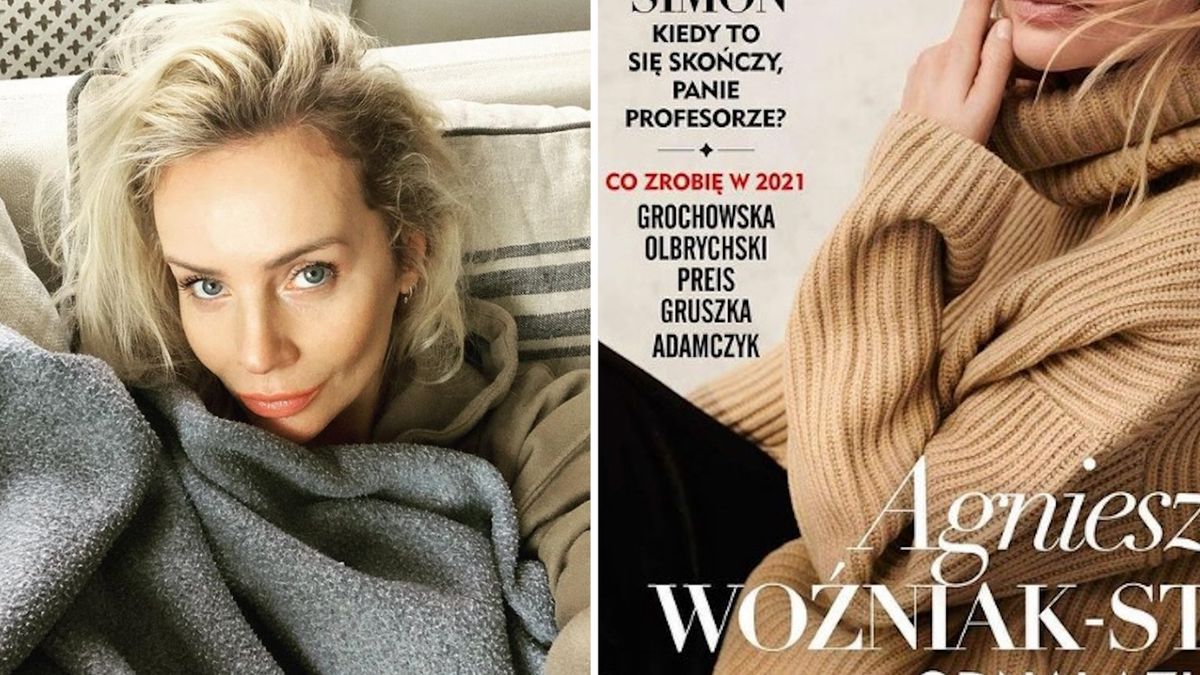 Agnieszka Woźniak-Starak na okładce