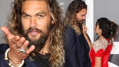 Dziewczyny SZALEJĄ na widok Jasona Momoa bez zarostu i w krótkich włosach