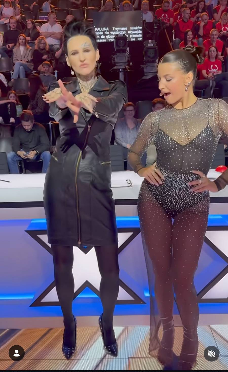 Julia Wieniawa całą w cekinach na "Mam Talent", fot. Instagram