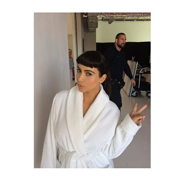 Fryzury Kim Kardashian