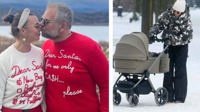 Katarzyna Sokołowska pochwaliła się świątecznymi kadrami. Co za urocza para i słodki synek Iwo