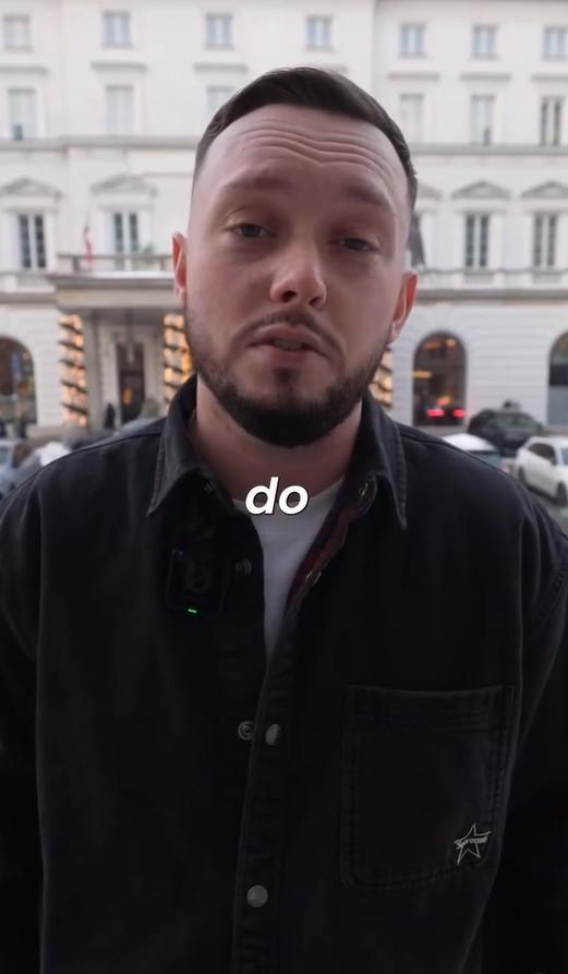 Książulo w najdroższym hotelu w Polsce, fot. Instagram