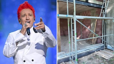 Michał Wiśniewski wciąż buduje dom w Łosiu. Remonty willi trwają potwornie długo