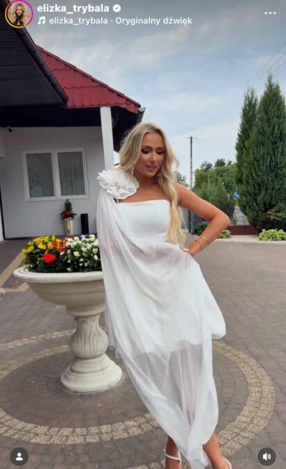 Eliza Trybała kulisy komunii córki/Instagram/elizka_trybala