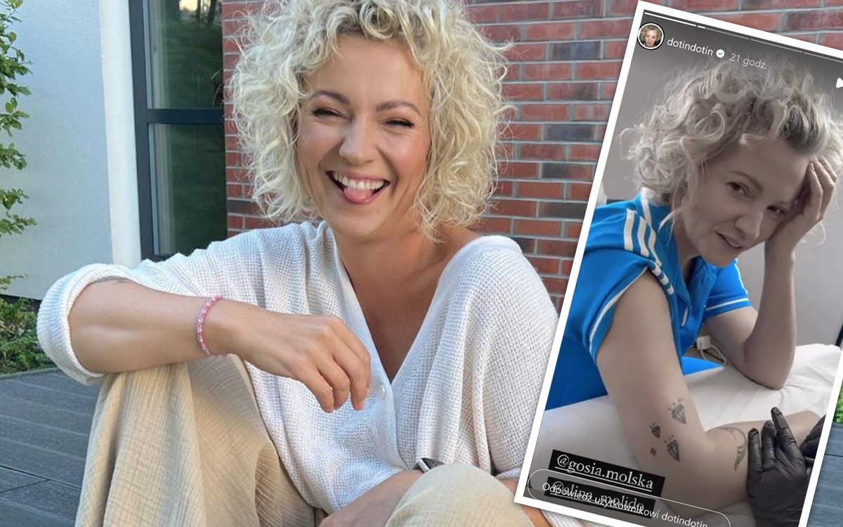Dorota Szelągowska chwali się nowym tatuażem. Zaprojektowała go 5-latka