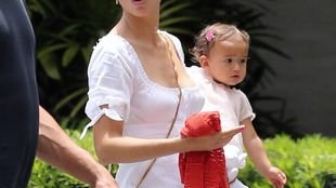 Adriana Lima lunch jada z rodzinką (FOTO)