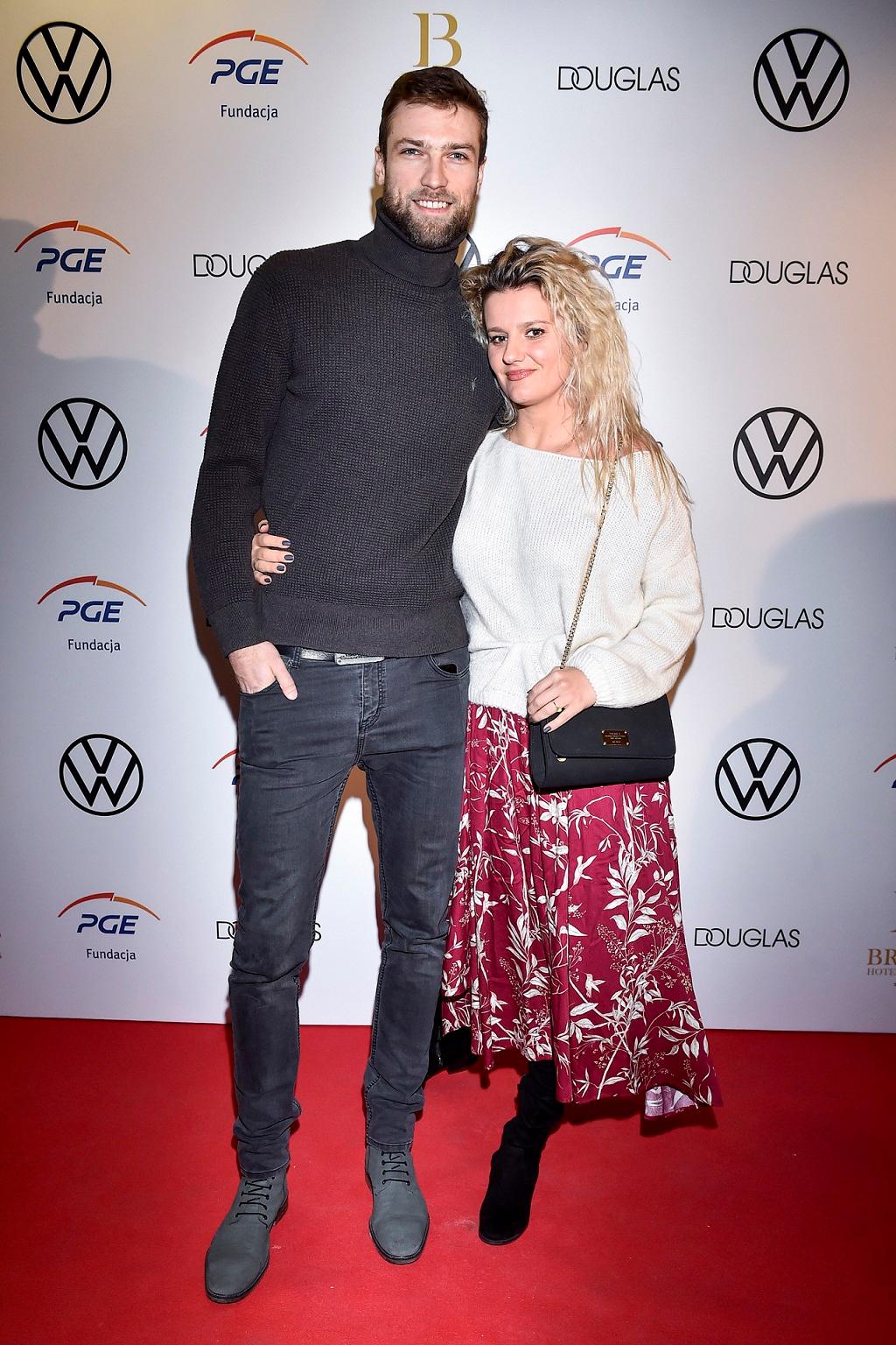 Zofia Zborowska, Andrzej Wrona razem na ściance.