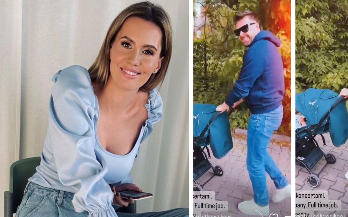Agnieszka Hyży pokazała Grzegorza z wózkiem. Rzadki widok!