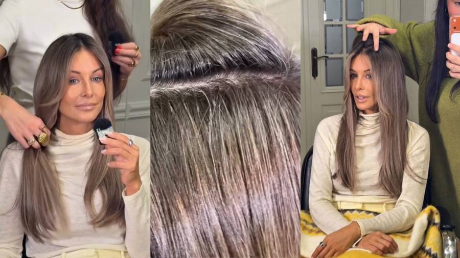 Małgorzata Rozenek u fryzjera, fot.: Instagram