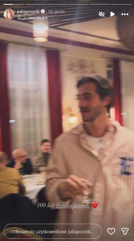 Julia Wieniawa bawi się z nowym ukochanym, fot. Instagram