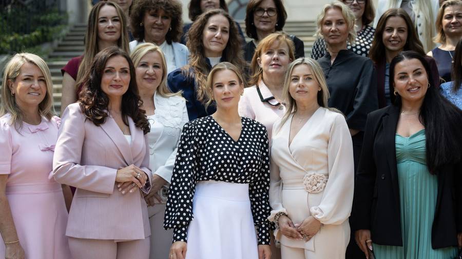 Marta Nawrocka z polskimi businesswoman z Nowego Jorku/fot. Alicja Stefaniuk/KPRP