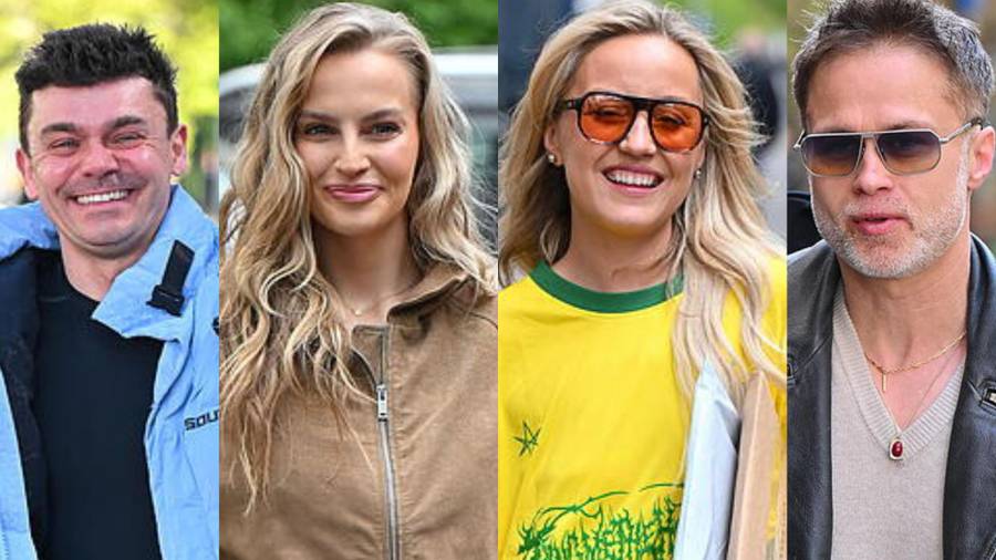 Tłum gwiazd przed studiem "DDTVN", fot. KAPIF