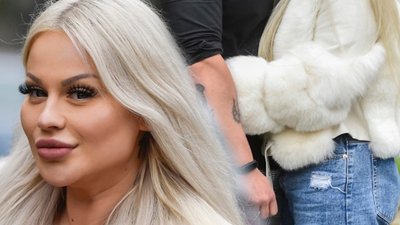 Ewelona w klapkach i futerku chwali się nowym chłopakiem na tzw. “ustawce” (ZDJĘCIA)