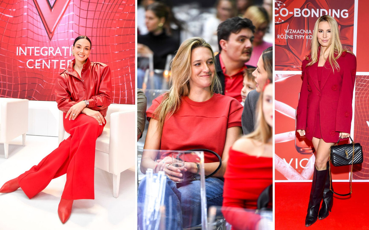 Event marki VICHY. Gwiazdy w czerwieni: Paulina Krupińska, Paulina Sykut-Jeżyna, Agniesza Hyży