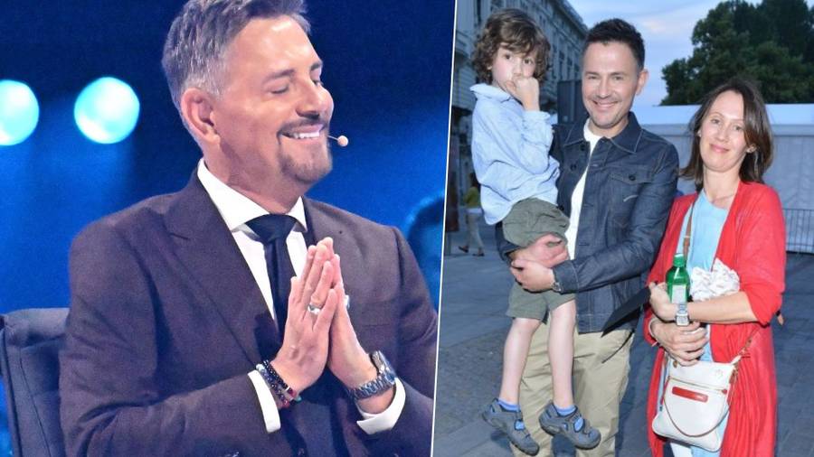 Krzysztof Ibisz, syn Maksymilian, fot.: KAPiF