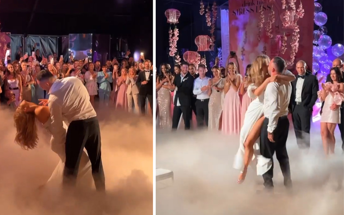 Tak wyglądał PIERWSZY TANIEC Karoliny Pisarek! Choreografię układała Agnieszka Kaczorowska (WIDEO)