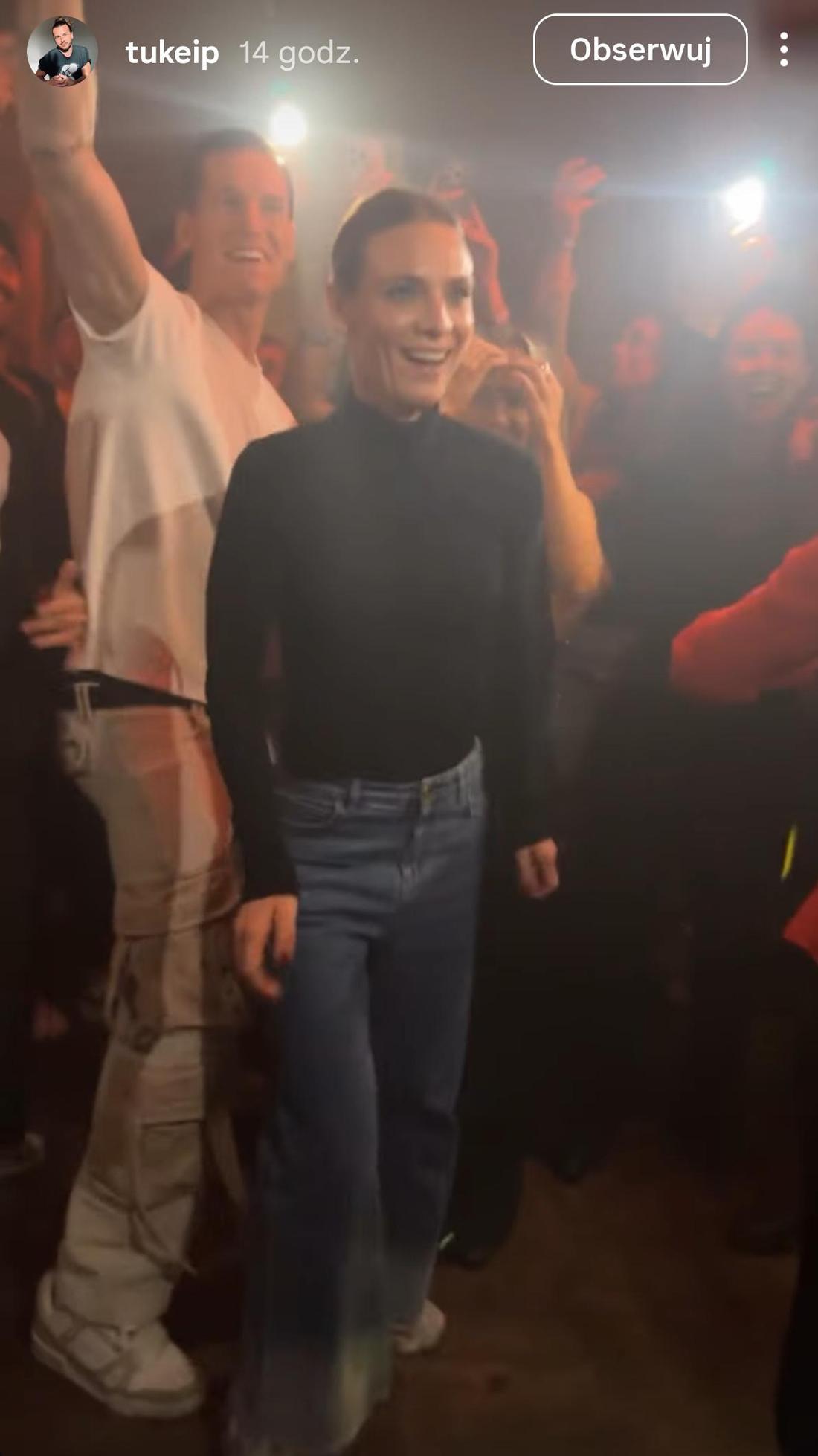 Magdalena Boczarska szaleje na after po programie, fot. Instagram