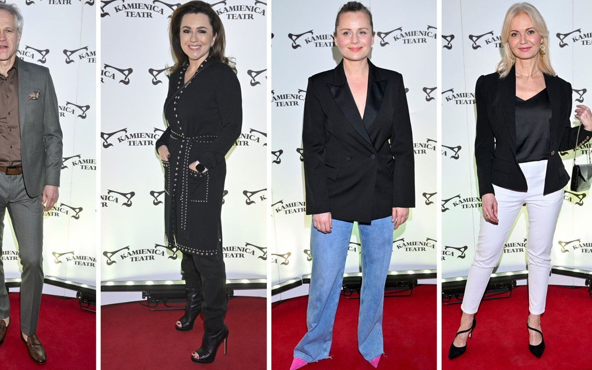 Gwiazdy na premierze spektaklu. Jacek Rozenek z nową partnerką, radosna Beata Tadla, Radosław Pazura (FOTO)