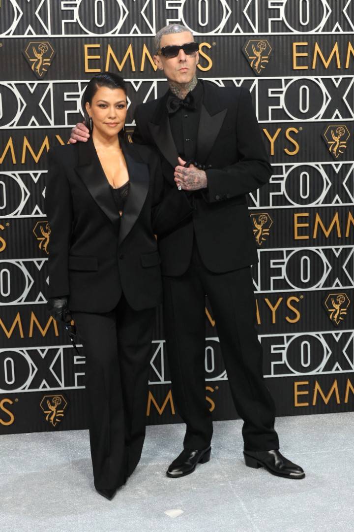 Emmy 2024: Joan Collins, Kirsten Dunst, Selea Gomez, Kourtney Kardashian i Travis Baker, Priscilla Presley