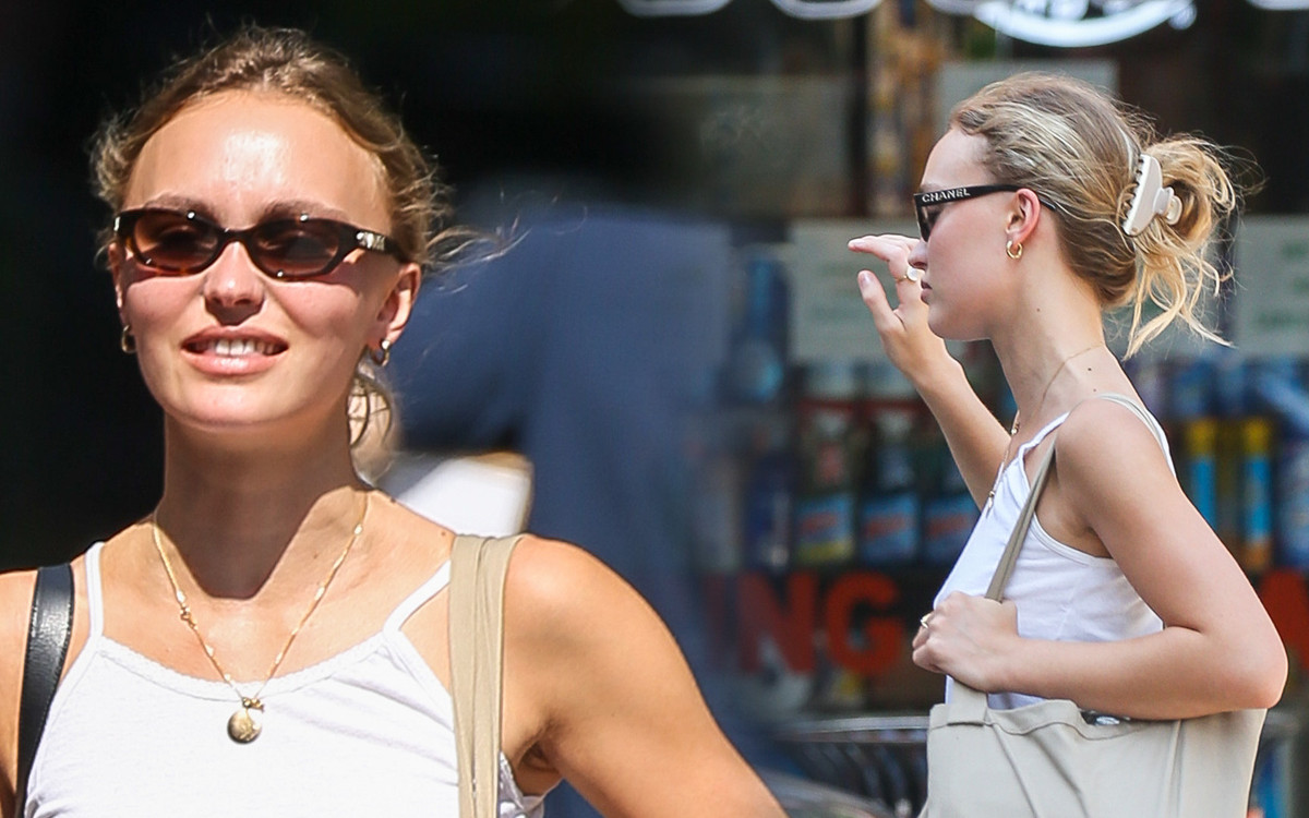 Bardzo szczupła Lily-Rose Depp w Nowym Jorku. Córka Johnny’ego Deppa spotyka się z byłym Vanessy Hudgens