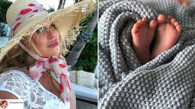 Kinga Korta na spacerze z synkiem! Już chudnie po ciąży?