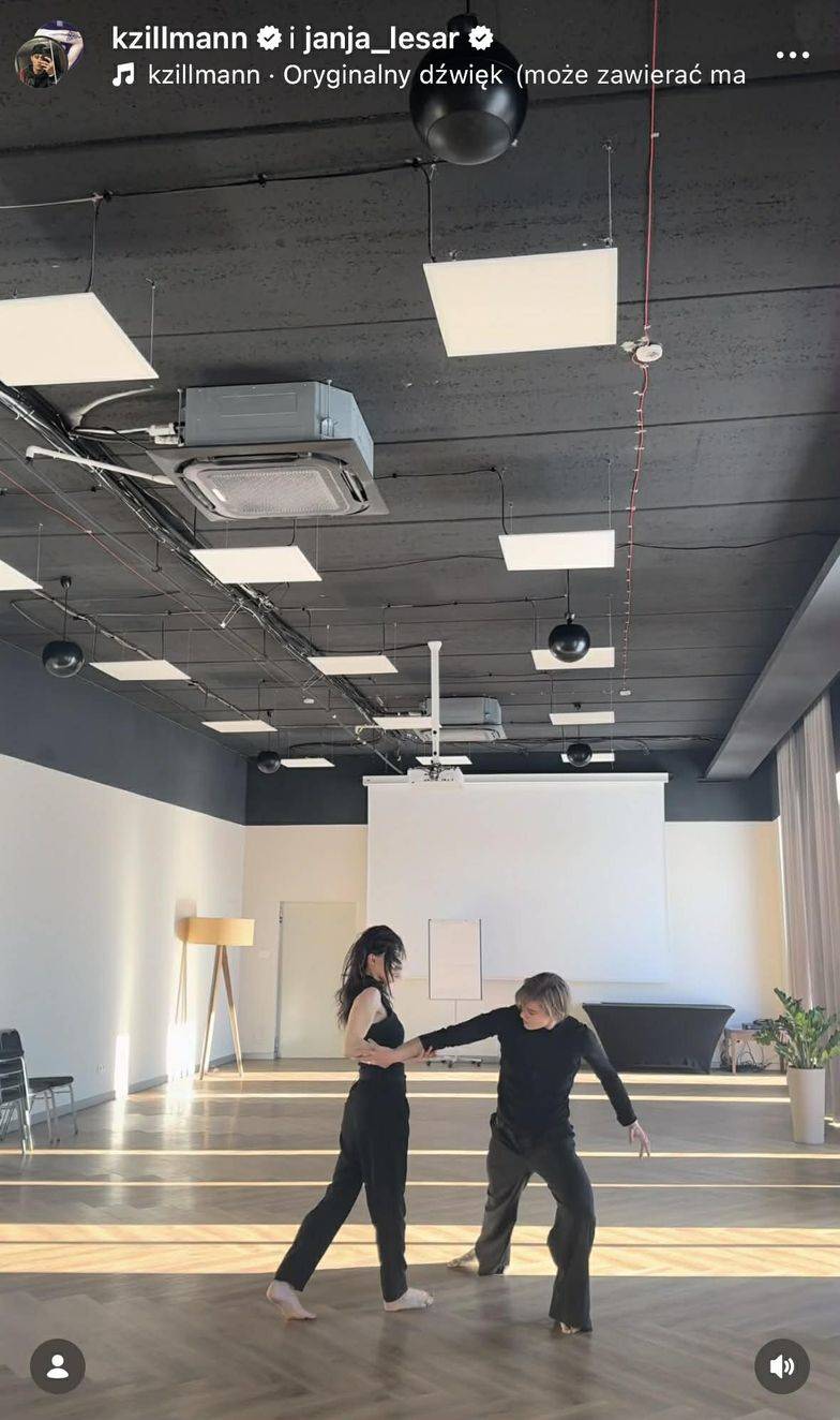 Janja Lesar w gorącym tańcu z Kasią Zillmann, fot. IG