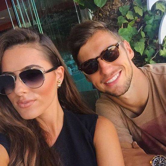 Celia Jaunat i Grzegorz Krychowiak razem