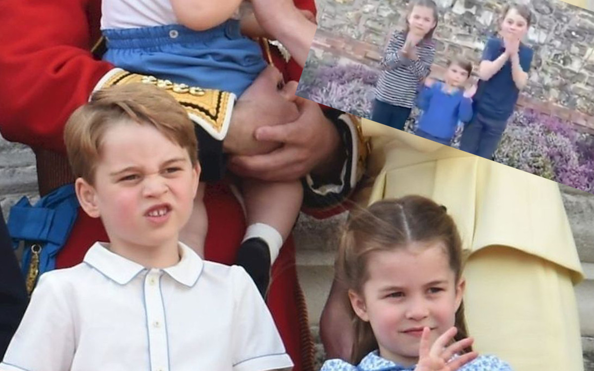 OMG! George, Charlotte i Louis DZIĘKUJĄ za pomoc w walce z KORONAWIRUSEM (WIDEO)