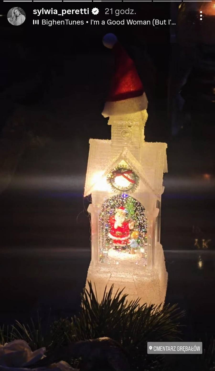 Sylwia Peretti odwiedziła grób syna, fot. Instagram