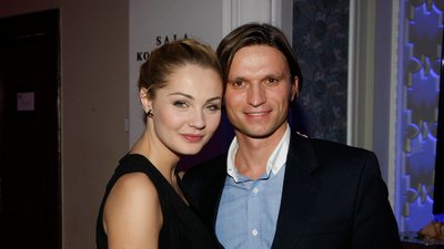 Małgorzata Socha z mężem, Krzysztofem Wiśniewskim