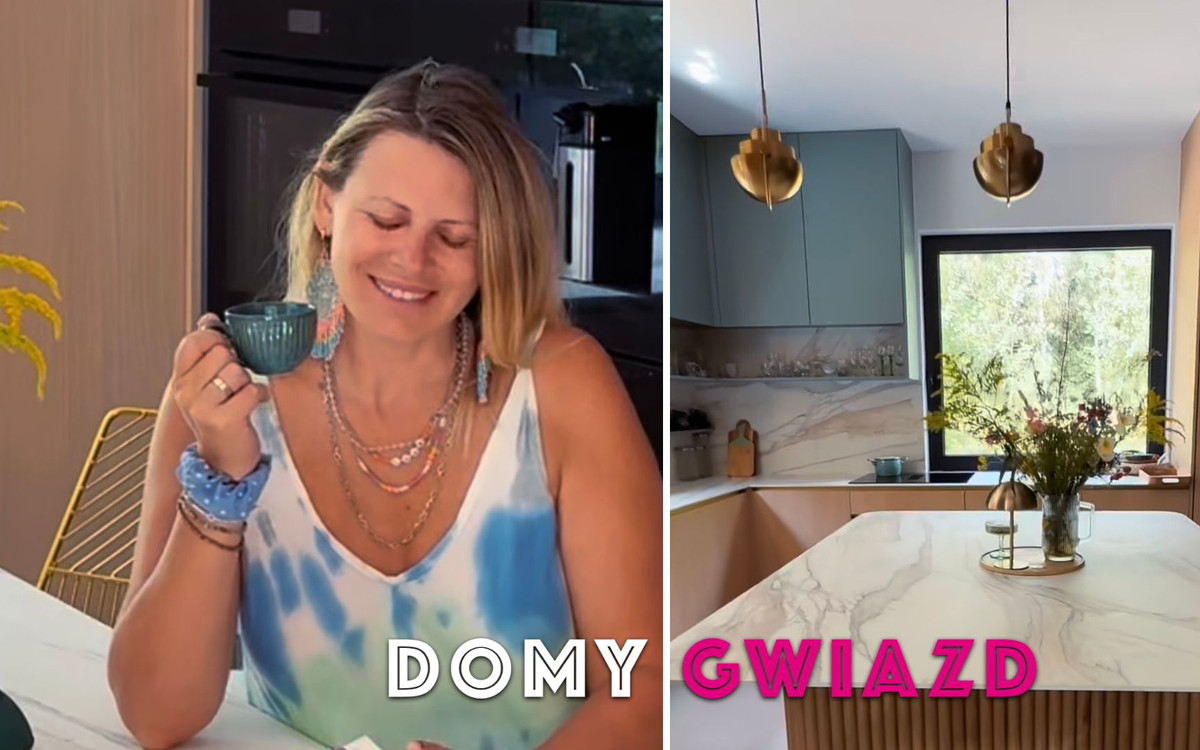 Tak wygląda dom Marii Sadowskiej. Połączyła pastele z szlachetnym złotem! ZDJĘCIA