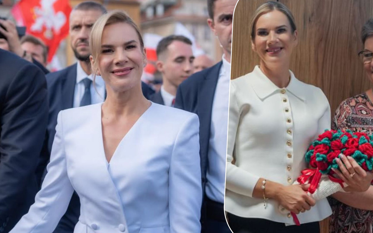 Marta Nawrocka już pod opieką stylisty. Ta kreacja wyjątkowo spodobała się internautom