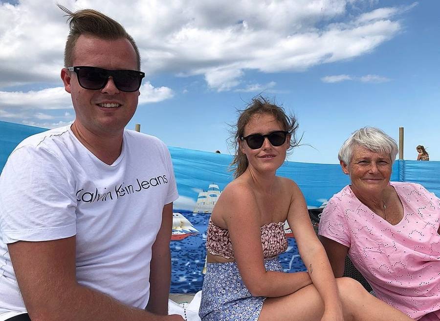 Michał Frycz, Olga Frycz i Agata Frycz, fot. Instagram
