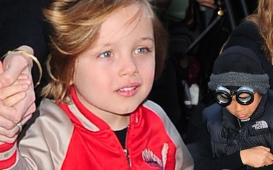 Angelina Jolie z dziećmi na zakupach (FOTO)