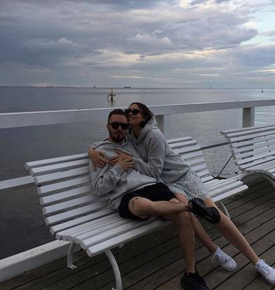 Sandra Dorsz z chłopakiem