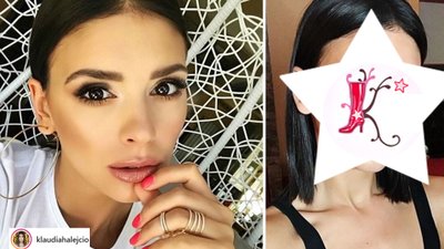 Klaudia Halejcio pokazała zdjęcie PRZED i PO zrobieniu makijażu. Zmiana SZOKUJE?