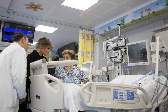 Melania Trump w szpitalu Dzieciątka Jezus w Rzymie