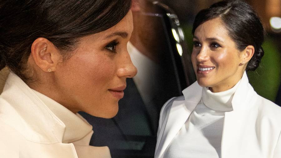 Księżna Meghan wygląda jakby miała zaraz URODZIĆ (ZDJĘCIA)
