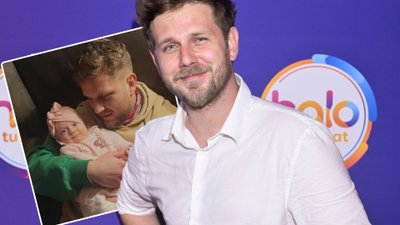 Antek Królikowski w “Halo Tu Polsat” otworzył się na temat ojcostwa: “Radzimy sobie, bo moja Iza sobie radzi”